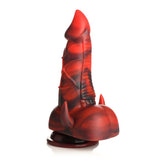 Creature Cocks Horny Devil Demon (Red and Black) 7.5 Inch Silicone Dildo > Dildos > Fantasy - Tophatter Daily Deals
