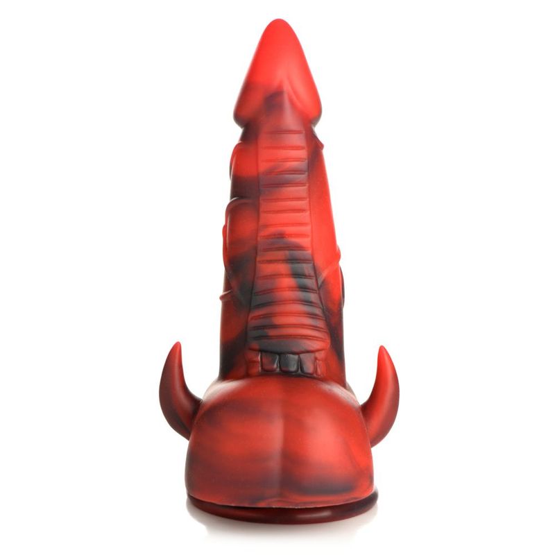 Creature Cocks Horny Devil Demon (Red and Black) 7.5 Inch Silicone Dildo > Dildos > Fantasy - Tophatter Daily Deals
