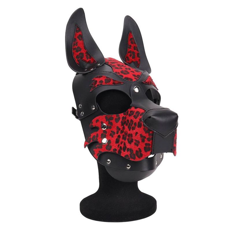 Dog/Pup Hood Red for Comfortable Adjustable Fit > Bondage Gear > Masks - Tophatter Daily Deals