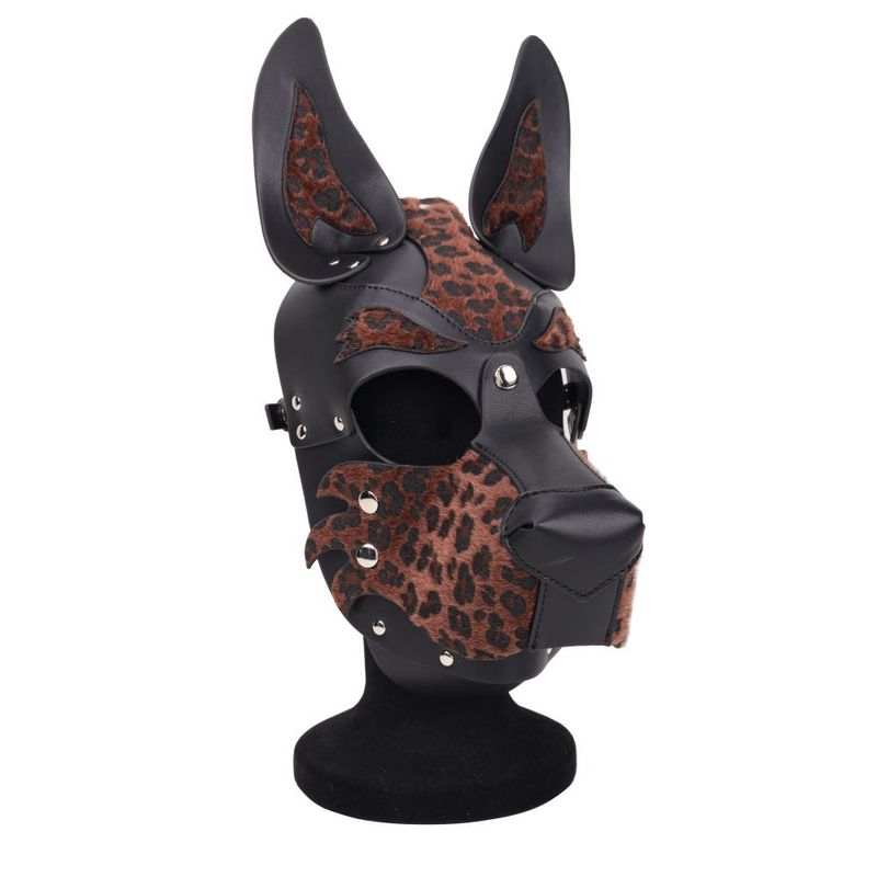 Dog/Pup Hood (Brown) – Premium Quality Mask > Bondage Gear > Masks - Tophatter Daily Deals