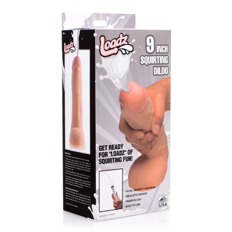 Squirting Dildo 9 Inch with Syringe for Intense Pleasure > Dildos > Squirting Dildos - Tophatter Daily Deals