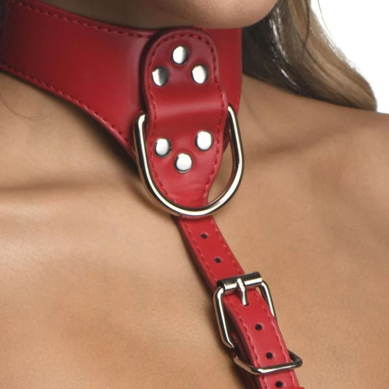 Red Female Chest Harness Medium Large > Clothes > Womens Harnesses - Tophatter Daily Deals