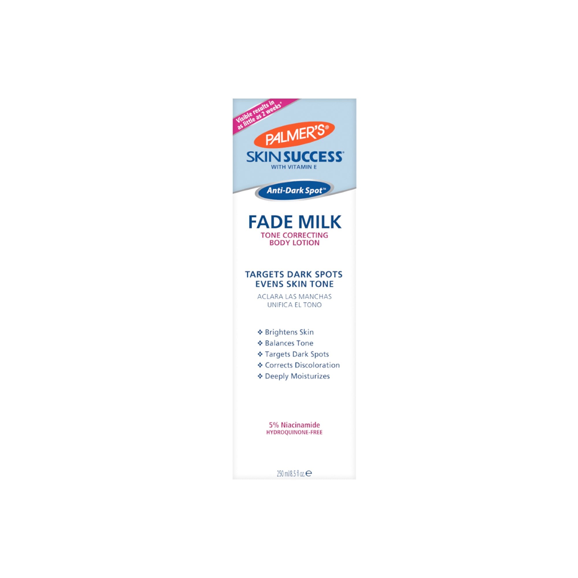 Skin Success Anti-Dark Spot Fade Milk Body Lotion 250ml – Tophatter's Inc.
