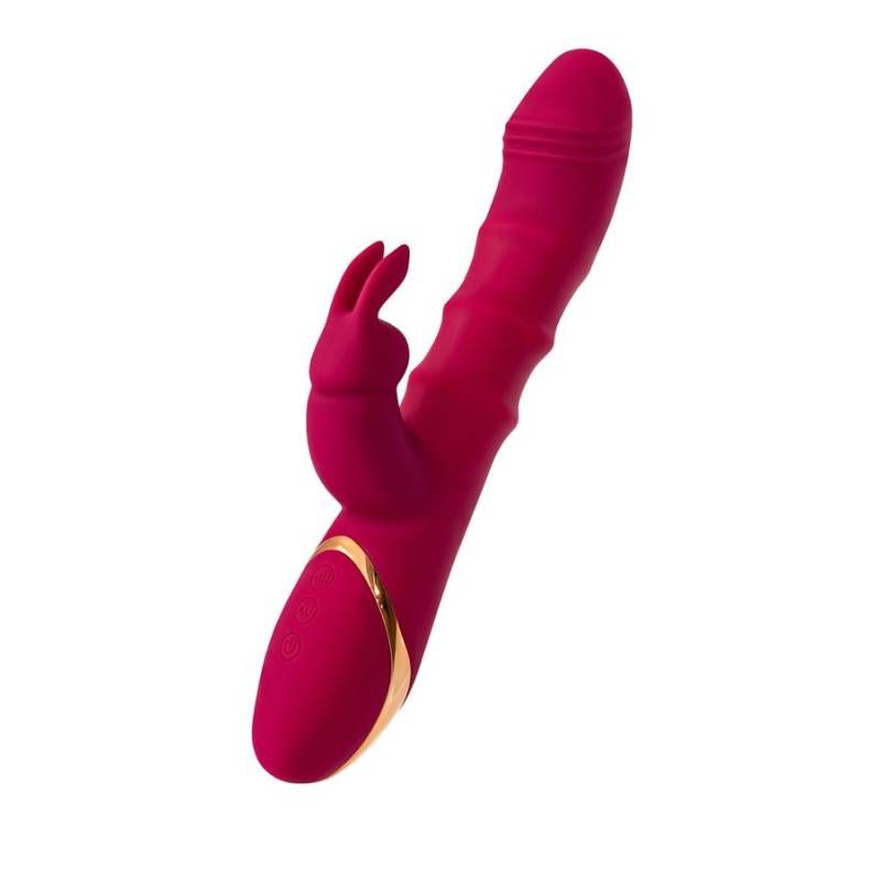 JOS Tenty (Velvet Silicone) – Rechargeable Rabbit Vibrator with Moving Shaft Rings > Vibrators > Ladies > Rabbit - Tophatter Daily Deals