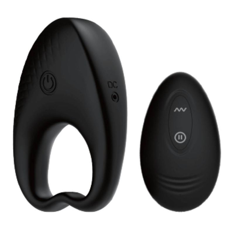 SXE Knight (Black) – Vibrating Cock Ring with Remote Control > Cock Ring > Vibrating - Tophatter Daily Deals