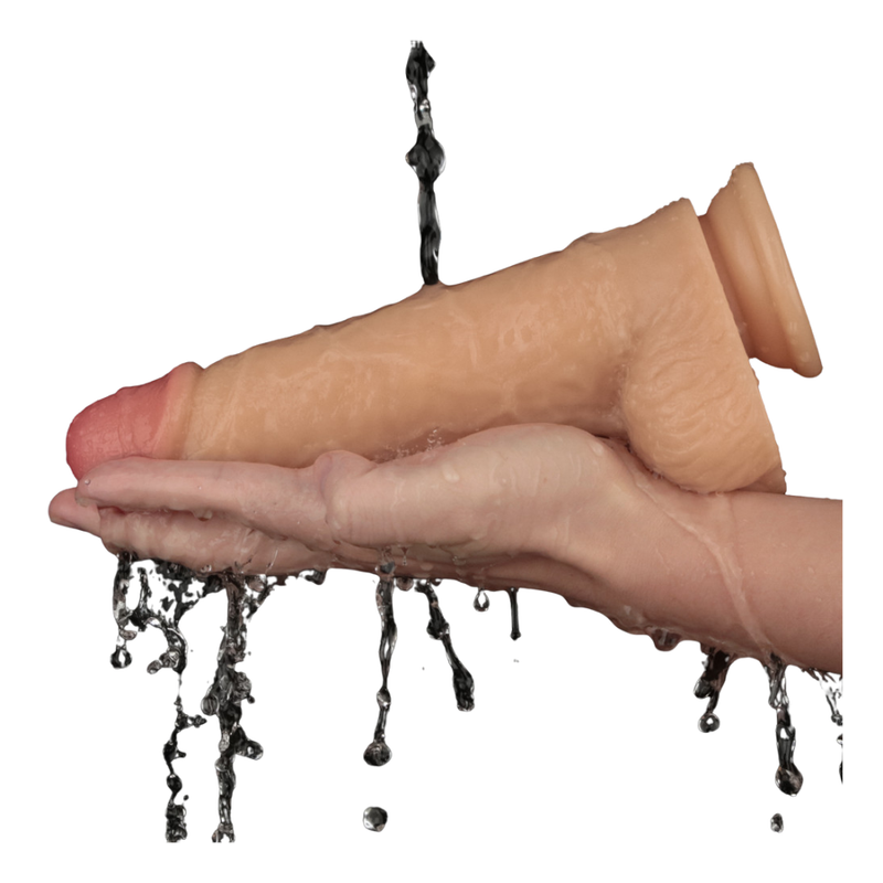 Power Basics 8 Inch Vibrating Dildo – Lifelike Waterproof Dildo > Vibrators > Realistic Vibrators - Tophatter Daily Deals