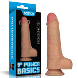 Power Basics 9 Inch Vibrating Dildo – Realistic Design Dildo > Vibrators > Realistic Vibrators - Tophatter Daily Deals