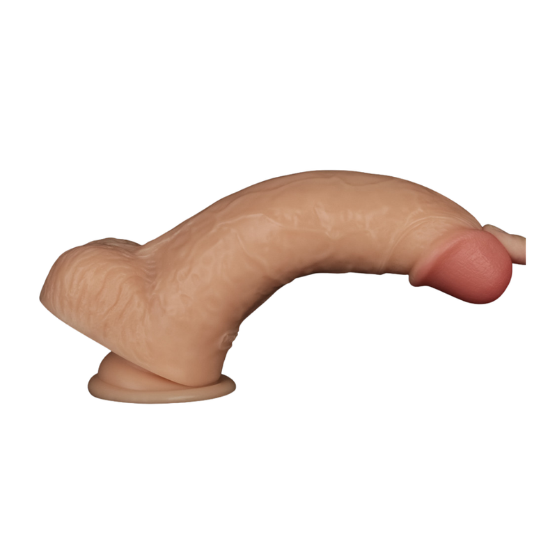 Power Basics 9 Inch Vibrating Dildo – Realistic Design Dildo > Vibrators > Realistic Vibrators - Tophatter Daily Deals