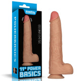 Power Basics 11 Inch Vibrating USB Dildo – Realistic Shaft Vibrator with 10 Modes > Dildos > Large Dildos - Tophatter Daily Deals