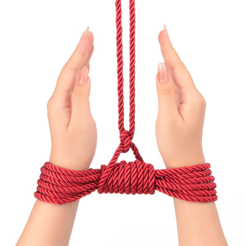Rebellion Reign Ebony Silky Bondage Rope 10 Meter > Bondage Gear > Rope - Tophatter Daily Deals