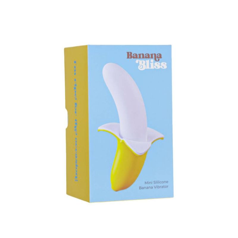 Banana Bliss 13cm Silicone Slimline Vibrator – Slim Silicone Vibrator > Vibrators > Unconventional - Tophatter Daily Deals