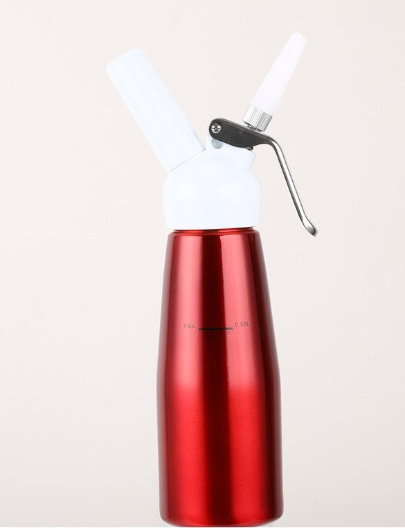 Aluminum cream gun cream dispenser commercial cream gun ice cream frappuccino frappuccino cake piping Red 0 - Tophatter Daily Deals