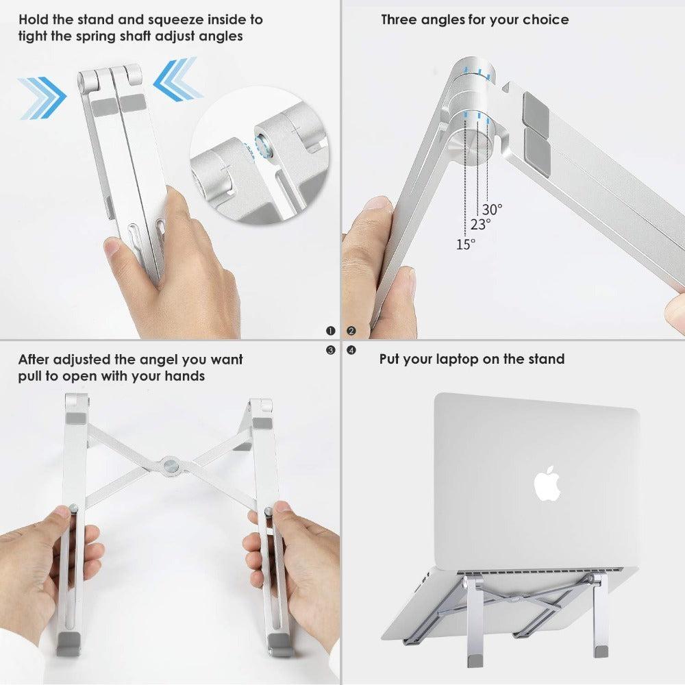 Aluminum notebook stand 0 - Tophatter Daily Deals