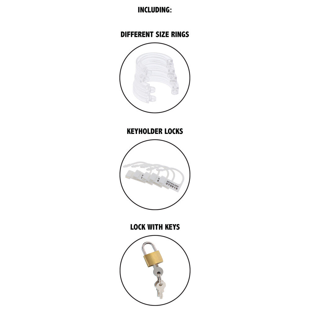 Hidden Desire Extreme Chastity Cock Cage – Secure Penis Gear > Bondage Gear > Male Chastity - Tophatter Daily Deals