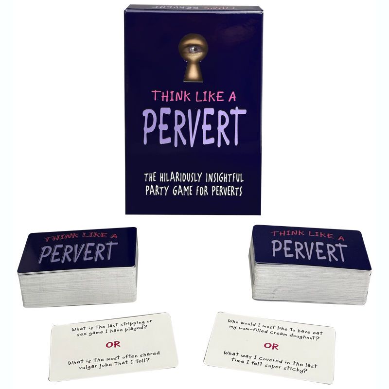 Think Like a Pervert – Party Card Game > Novelties > Card Games - Tophatter Daily Deals
