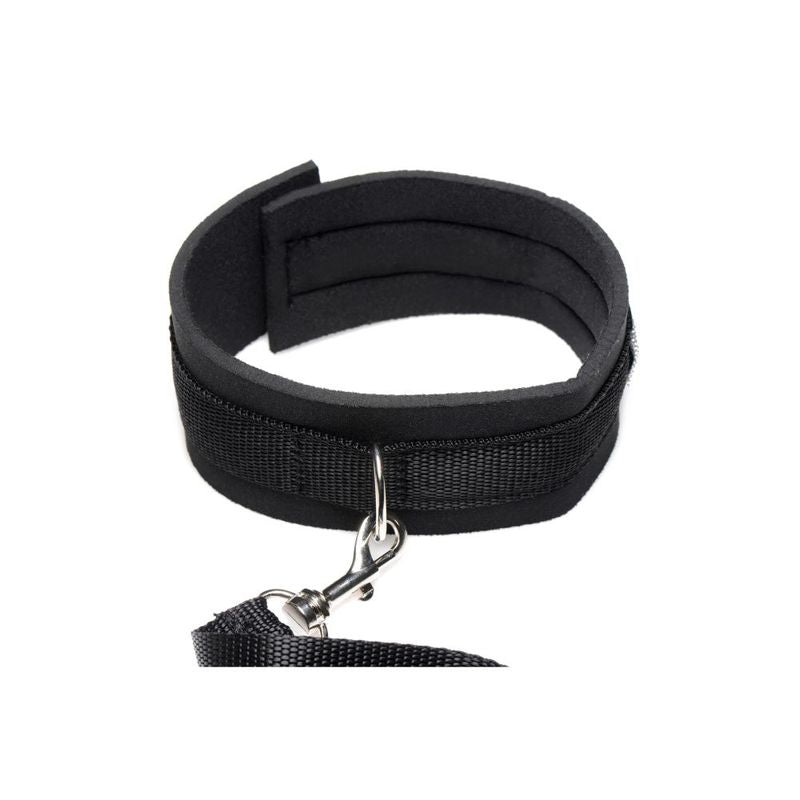 Frisky Collar and Leash Set (Black) – Neoprene BDSM Accessory Set > Bondage Gear > Collars & Leashes - Tophatter Daily Deals