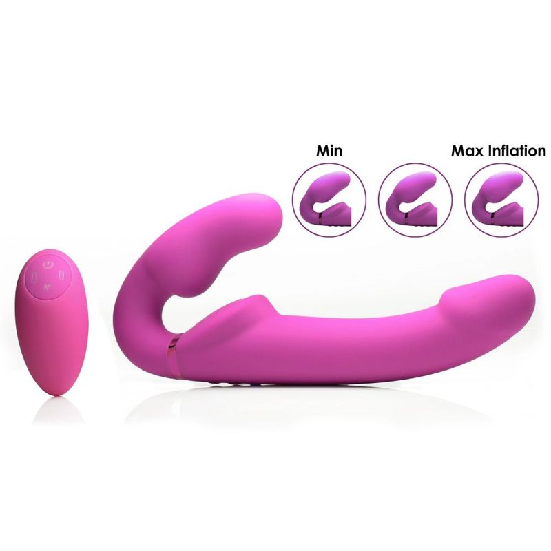 Worlds First Remote Control Inflatable Ergo-Fit Strapless Strap-On – Remote-Controlled Strapless Strap-On > Dildos > Strapless Strap Ons - Tophatter Daily Deals