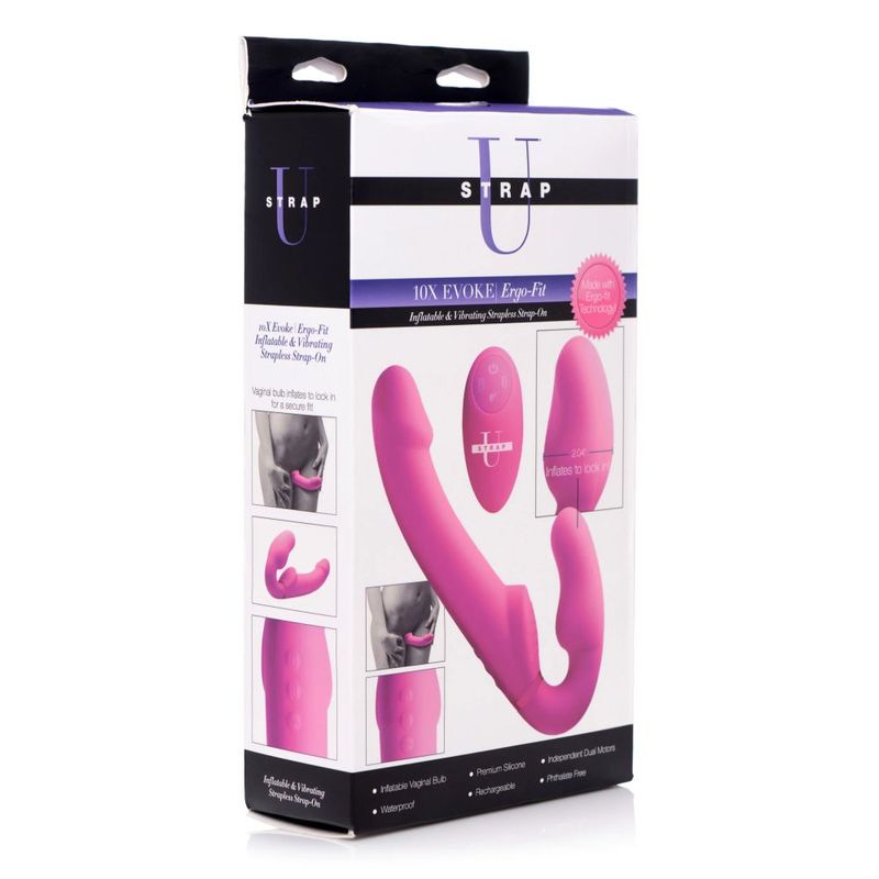 Worlds First Remote Control Inflatable Ergo-Fit Strapless Strap-On – Remote-Controlled Strapless Strap-On > Dildos > Strapless Strap Ons - Tophatter Daily Deals