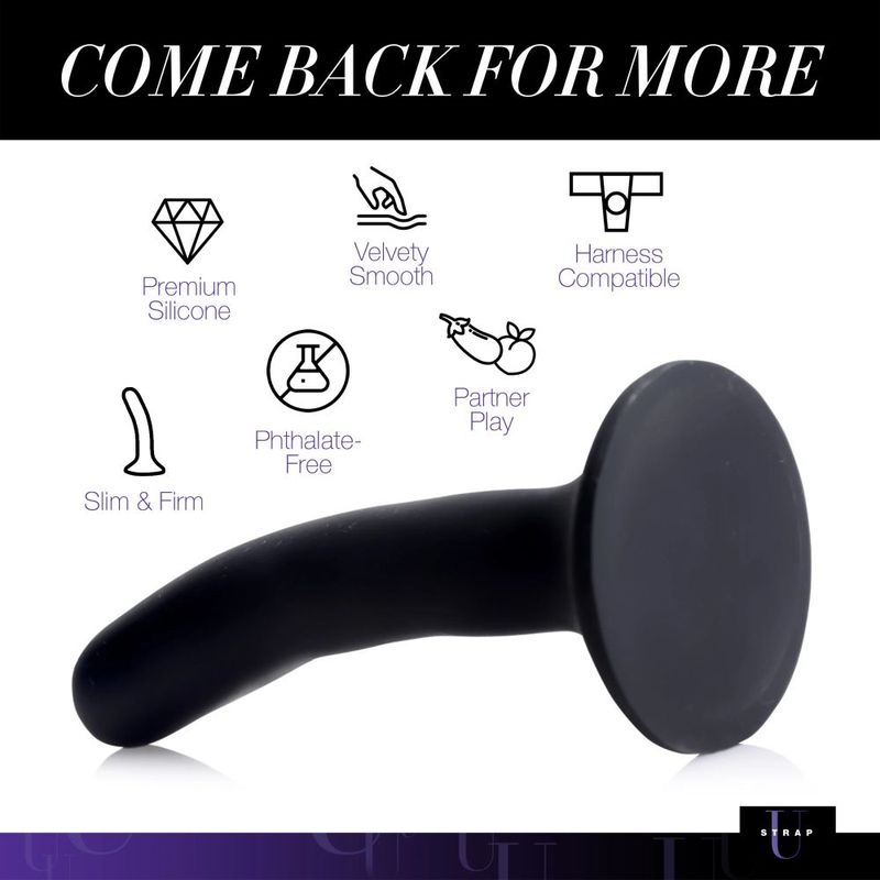 Silicone Strap-On Dildo Small – Comfortable Soft Shaft Dildo > Dildos > Neutral Dildos - Tophatter Daily Deals