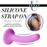 Silicone Strap-On Dildo Small – Velvet-Soft Shaft Dildo > Dildos > Neutral Dildos - Tophatter Daily Deals