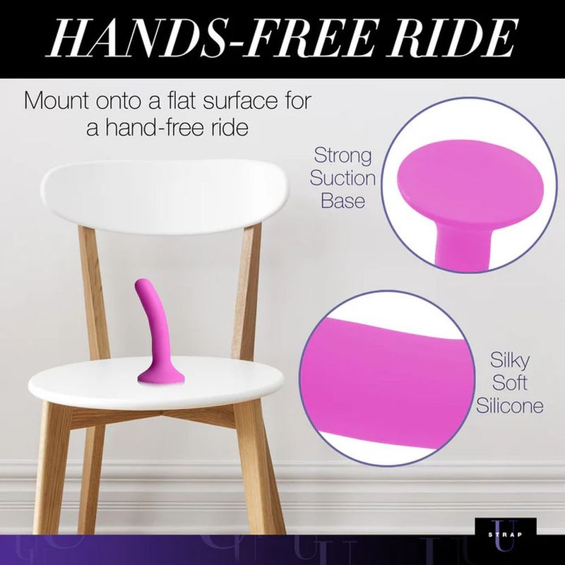 Silicone Strap-On Dildo Small – Velvet-Soft Shaft Dildo > Dildos > Neutral Dildos - Tophatter Daily Deals