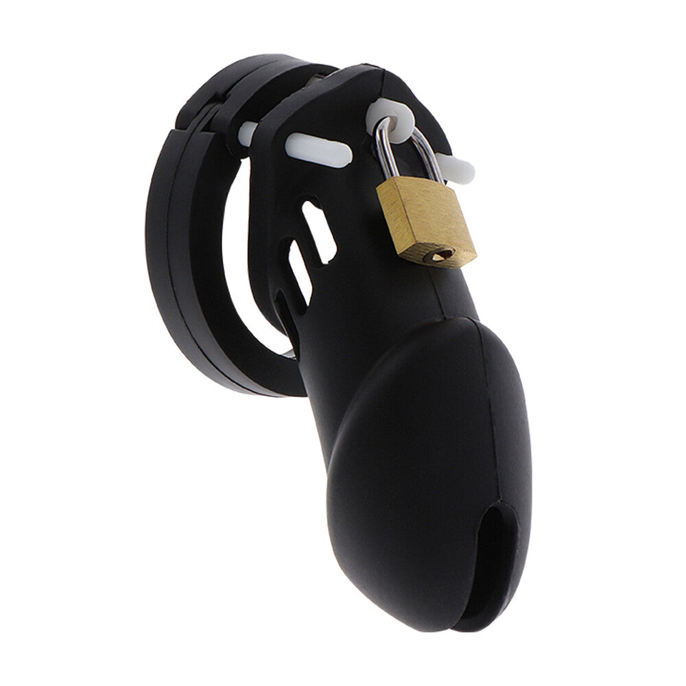 Hidden Desire Extreme Chastity Silicone Cock Cage Large > Bondage Gear > Male Chastity - Tophatter Daily Deals