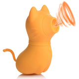 Sucky Kitty Clitoral Stimulator (Orange) – Premium Silicone 7-Level Suction Vibrator > Sex Toys For Ladies > Clitoral Vibrators and Stimulators - Tophatter Daily Deals
