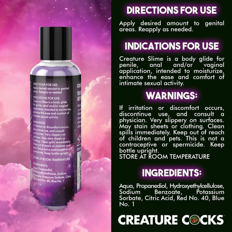 Creature Slime Purple Water Based Lubricant 4 Ounce (118ml) > Lube > Speciality Exempt - Tophatter Daily Deals