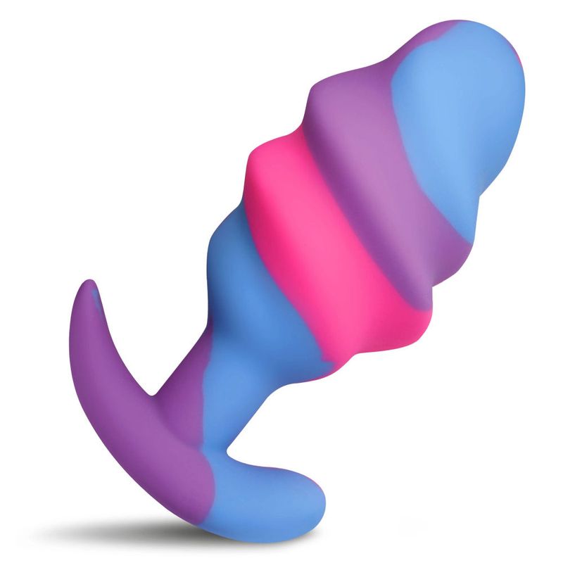 Unicorn Swirl Large Silicone Butt Plug – Body-Safe Silicone Butt Plug > Anal Range > Butt Plugs - Tophatter Daily Deals