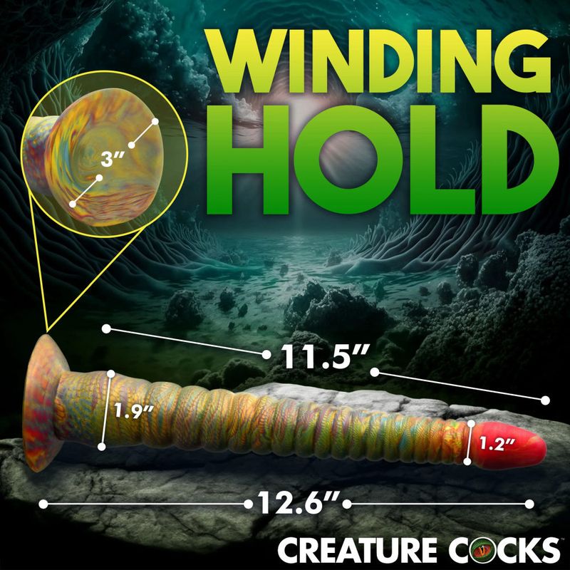 Tenta Dick Tentacle Silicone Dildo (Multicolor) – 11 Inch Ribbed Tentacle Dong > Dildos > Fantasy - Tophatter Daily Deals