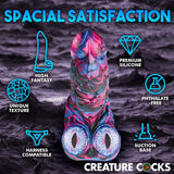 Alienoid Silicone Dildo (Red Purple Blue with Glitter) – Unique 6.7 Inch Dildo > Dildos > Fantasy - Tophatter Daily Deals