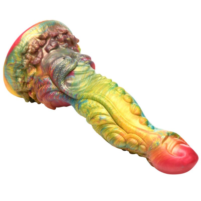 Majestic Merman 10 Inch Silicone Dildo (Iridescent Rainbow) – Extra Long Silicone Dildo with S-Shaped Curve > Dildos > Fantasy - Tophatter Daily Deals