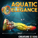 Majestic Merman 10 Inch Silicone Dildo (Iridescent Rainbow) – Extra Long Silicone Dildo with S-Shaped Curve > Dildos > Fantasy - Tophatter Daily Deals