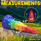 Magic Rider Unicorn 6.8 Inch Silicone Dildo (Iridescent Rainbow) – with Suction Base and Tapered Tip > Dildos > Fantasy - Tophatter Daily Deals