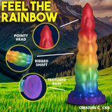Magic Rider Unicorn 6.8 Inch Silicone Dildo (Iridescent Rainbow) – with Suction Base and Tapered Tip > Dildos > Fantasy - Tophatter Daily Deals