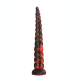 Stinger Silicone Dildo (Red and Black) – 14-Inch Silicone Dildo with Tapered Tip and Graduated Bumps > Dildos > Fantasy - Tophatter Daily Deals