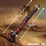 Stinger Silicone Dildo (Red and Black) – 14-Inch Silicone Dildo with Tapered Tip and Graduated Bumps > Dildos > Fantasy - Tophatter Daily Deals