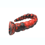 Stinger Silicone Dildo (Red and Black) – 14-Inch Silicone Dildo with Tapered Tip and Graduated Bumps > Dildos > Fantasy - Tophatter Daily Deals