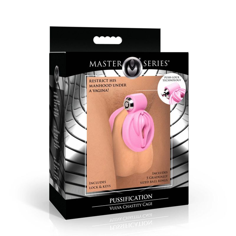 Master Series Pussification Vulva Chasity Cage > Bondage Gear > Male Chastity - Tophatter Daily Deals
