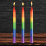 Master Series Pride Rainbow Drip Candles Set of 3 > Candles > Drip - Tophatter Daily Deals