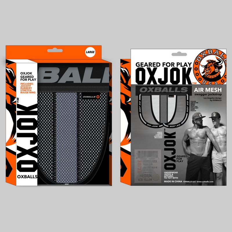 Oxballs Airmesh Swagger (Tar Black) – Comfortable Jockstrap > Clothes > Jockstraps - Tophatter Daily Deals