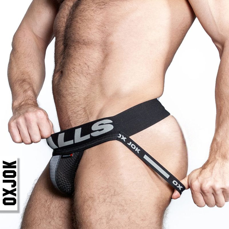 Oxballs Airmesh Swagger (Tar Black) – Comfortable Jockstrap > Clothes > Jockstraps - Tophatter Daily Deals