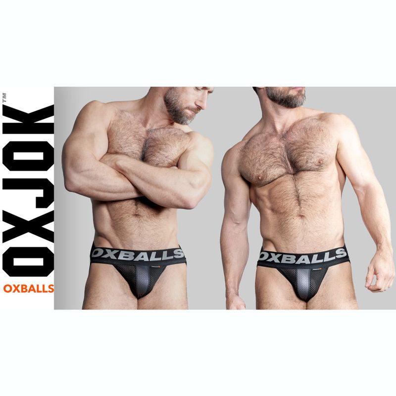 Oxballs Airmesh Swagger (Tar Black) – Comfortable Jockstrap > Clothes > Jockstraps - Tophatter Daily Deals