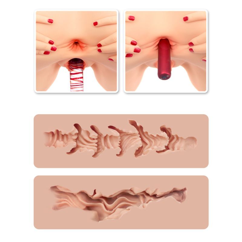Spread Me Monica Torso Dual-Entry Masturbator – Realistic Vaginal and Anal Male Masturbator > Sex Toys For Men > Assbators - Tophatter Daily Deals