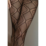 Midnight Allure Fishnet Tights (Black) – Classic Fishnet Tights > Clothes > Hosiery > Pantyhose & Tights - Tophatter Daily Deals