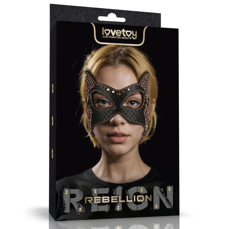 Rebellion Reign Cat Mask – Sensual Accessories > Bondage Gear > Masks - Tophatter Daily Deals