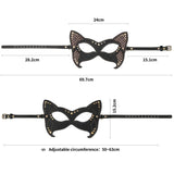 Rebellion Reign Cat Mask – Sensual Accessories > Bondage Gear > Masks - Tophatter Daily Deals