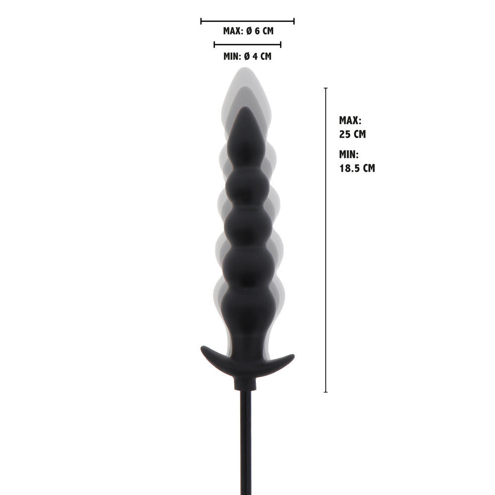 Hidden Desire Extreme Advanced Inflatable Ribbed Plug > Anal Range > Tunnel and Stretchers - Tophatter Daily Deals