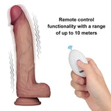 Sliding Skin Pro II Silicone Dong 10 Inch – Realistic Dual-Density Silicone Dong > Dildos > Large Dildos - Tophatter Daily Deals