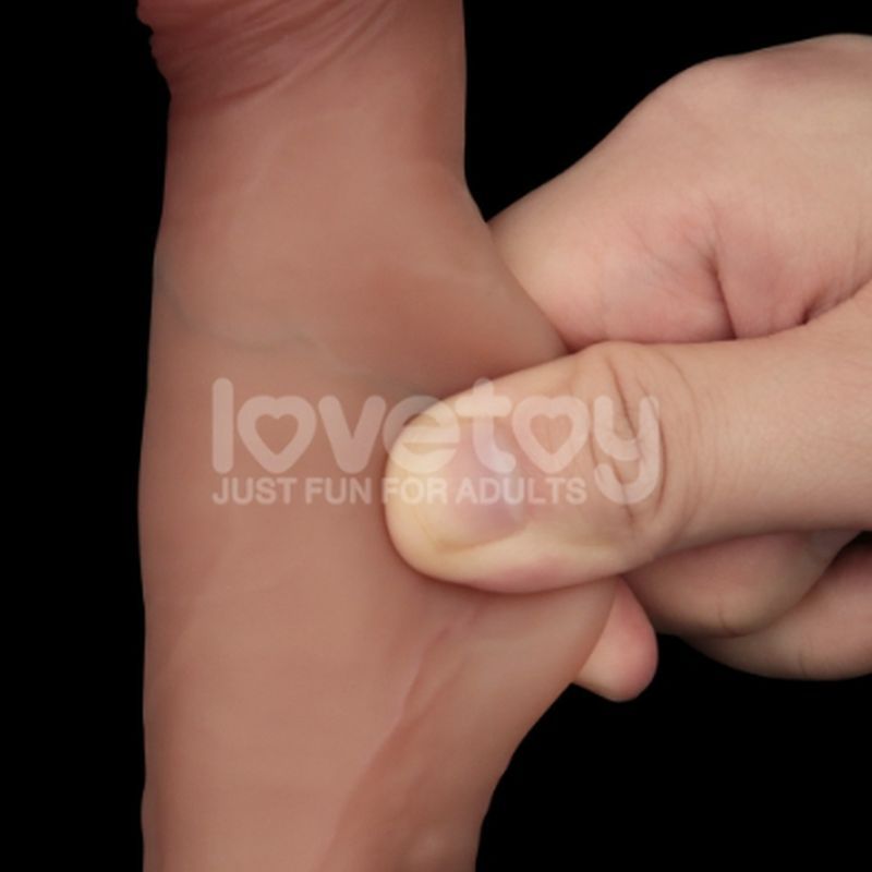 Sliding Skin Pro Dual Layer Silicone Dong 7.5 Inch – Realistic Dual-Density Silicone Dong > Dildos > Realistic Dildos - Tophatter Daily Deals